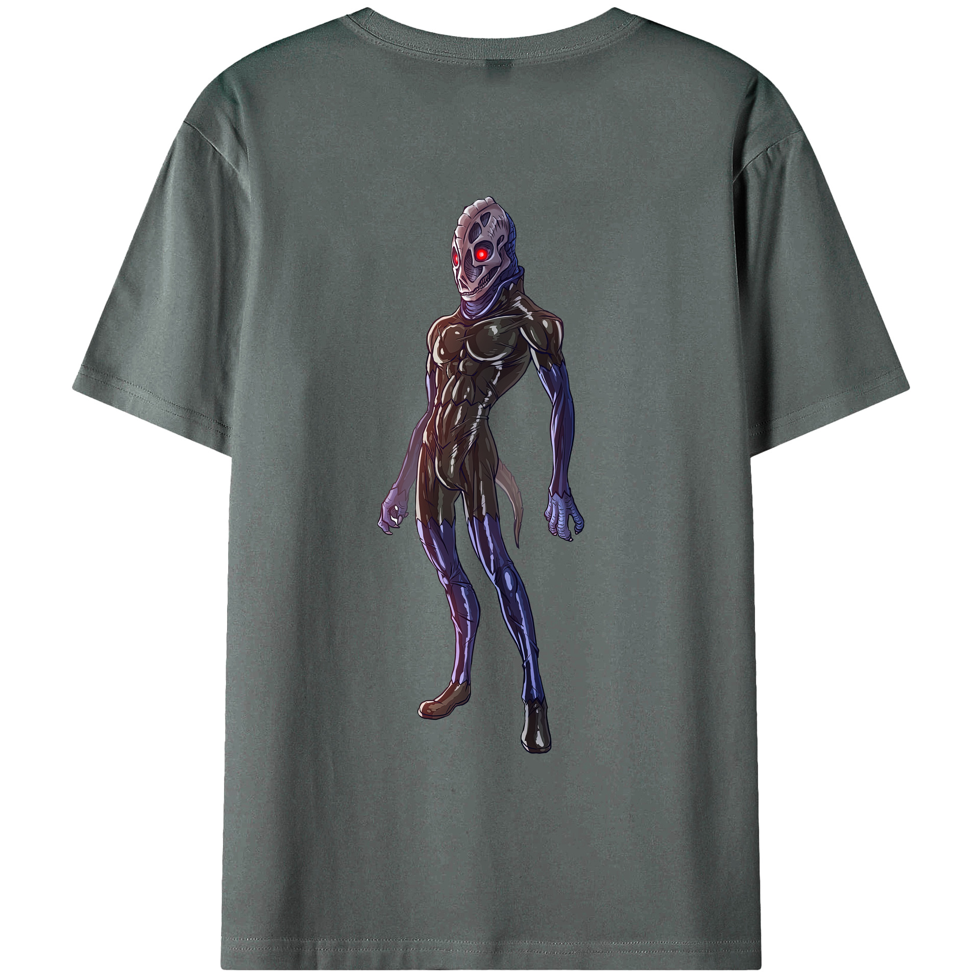 （画像用） ウルトラマン Ultraman 綿100％ メンズ半袖Tシャツ（バックプリント） 通気性